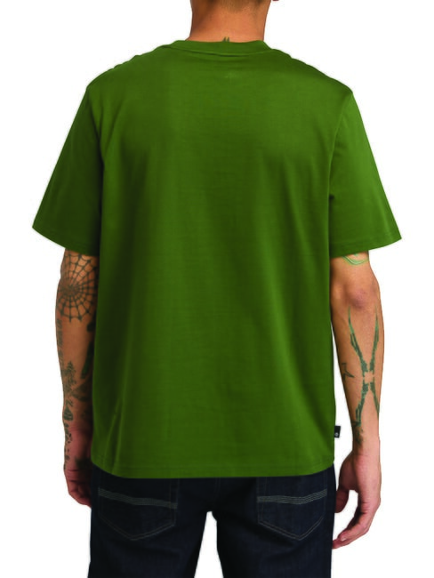 EMBROIDERY TONAL Camiseta de algod&oacute;n negro/verde bosque - camiseta