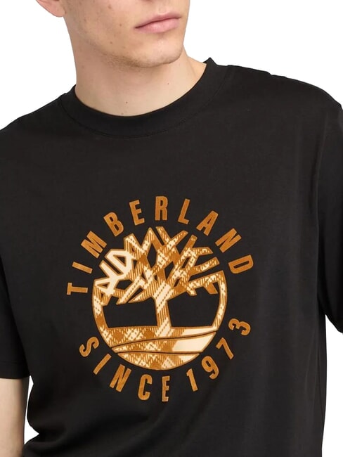 HOLIDAY FRONT GRAPHIC Camiseta de algodón NEGRO - camiseta