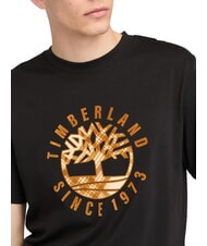 TIMBERLAND HOLIDAY FRONT GRAPHIC Camiseta de algodón NEGRO - camiseta - 3