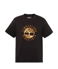 TIMBERLAND HOLIDAY FRONT GRAPHIC Camiseta de algodón NEGRO - camiseta - 4
