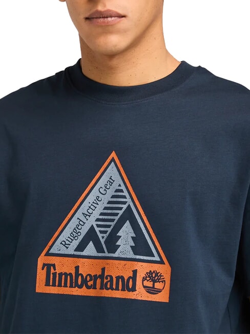 OUTDOOR INSPIRED  Camiseta de algodón zafiro oscuro - camiseta