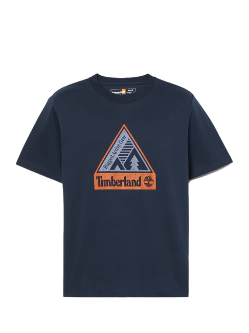 OUTDOOR INSPIRED  Camiseta de algodón zafiro oscuro - camiseta