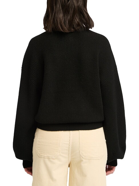 WOOL BLEND  Su&eacute;ter de cuello redondo NEGRO - Su&eacute;teres de mujer