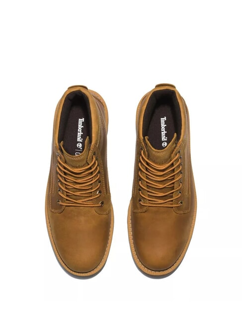 REDWOOD FALLS MID  Botines de piel impermeables trigo - Zapatos Hombre