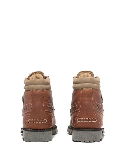 AUTHENTIC MID Botines de piel naranja mediana de grano completo - Zapatos Hombre