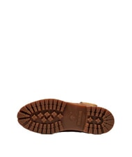 TIMBERLAND PREMIUM 6 INCH  Botines de piel acolchados Marrón oscuro grano completo con negro - Zapatos Mujer - 6