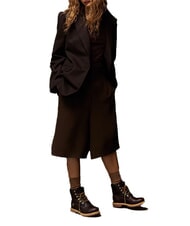 TIMBERLAND PREMIUM 6 INCH  Botines de piel acolchados Marrón oscuro grano completo con negro - Zapatos Mujer - 7