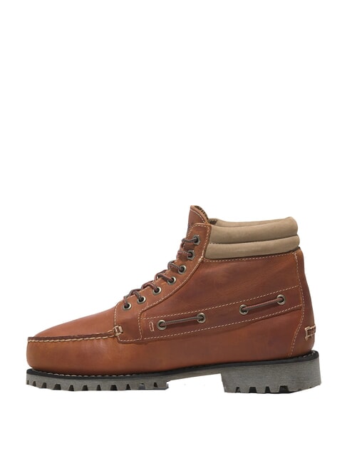 AUTHENTIC MID Botines de piel naranja mediana de grano completo - Zapatos Hombre