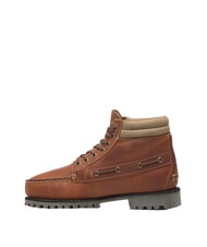TIMBERLAND AUTHENTIC MID Botines de piel naranja mediana de grano completo - Zapatos Hombre - 3