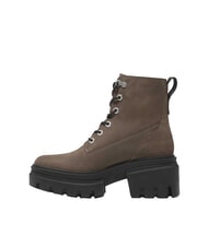 TIMBERLAND EVERLEIGH MID  Botines altos de piel nubuck marr&oacute;n medio - Zapatos Mujer - 3