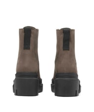 TIMBERLAND EVERLEIGH MID  Botines altos de piel nubuck marr&oacute;n medio - Zapatos Mujer - 4