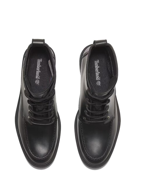 BRIMFIELD MID  Botines de piel negro de grano completo - Zapatos Mujer