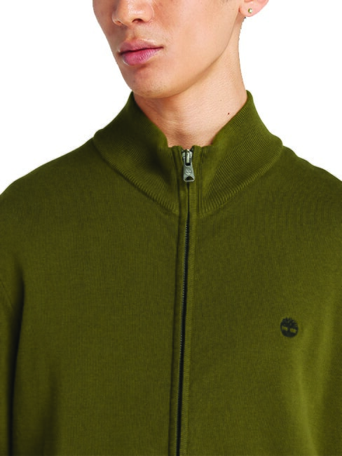 WILLIAMS RIVER Suéter con cremallera darkoliv - Suéteres de los hombres