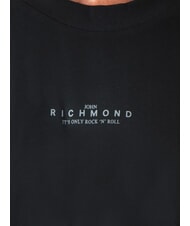 JOHN RICHMOND HERMOSO Camiseta de algod&oacute;n con logotipo blanco y negro - camiseta - 3