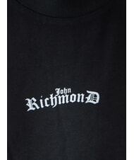 JOHN RICHMOND SANGARIS Camiseta de algod&oacute;n con logotipo mezcla de negro y gris - camiseta - 3