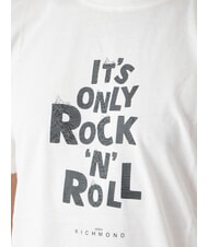 JOHN RICHMOND SPARTACO Camiseta de algodón con estampado blanquecino - camiseta - 3