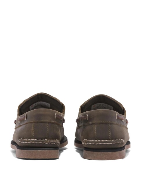 CLASSIC BOAT  Zapatos de piel de ante aceituna - Zapatos Hombre