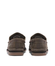 TIMBERLAND CLASSIC BOAT  Zapatos de piel de ante aceituna - Zapatos Hombre - 3