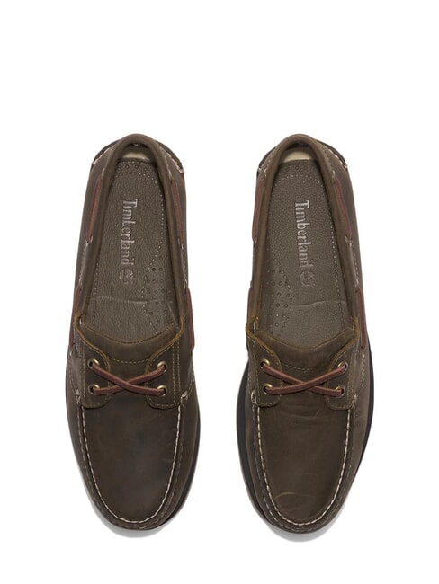 CLASSIC BOAT  Zapatos de piel de ante aceituna - Zapatos Hombre