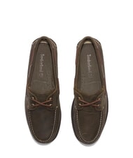 TIMBERLAND CLASSIC BOAT  Zapatos de piel de ante aceituna - Zapatos Hombre - 4
