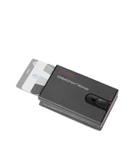 PIQUADRO URBAN Cartera compacta de piel con cierre deslizante Gris - Carteras Hombre - 2