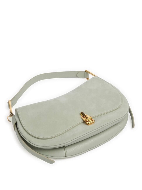 CAMPIONARIO - MAGIE SUEDE BIM Bolso de hombro de ante verde celad&oacute;n - Bolsos Mujer