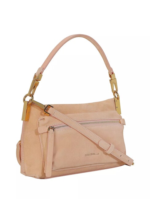 HYLE SUEDE Bolso de hombro, con correa para el hombro amanecer - Bolsos Mujer