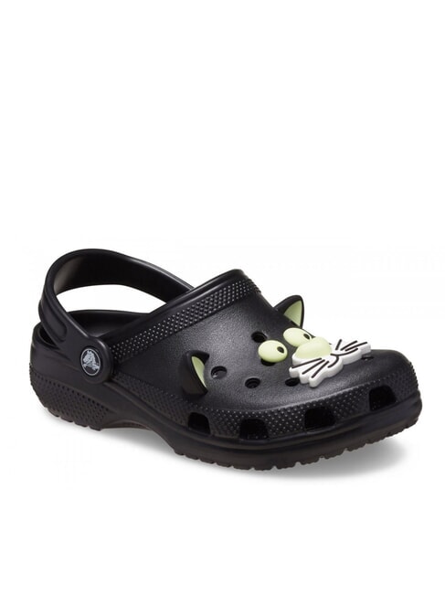 CLASSIC GLOW BLACK CAT CLOG T Zueco tipo zapatilla negro - Zapatos de bebé