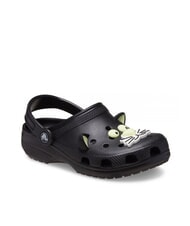 CROCS CLASSIC GLOW BLACK CAT CLOG T Zueco tipo zapatilla - Zapatos de bebé