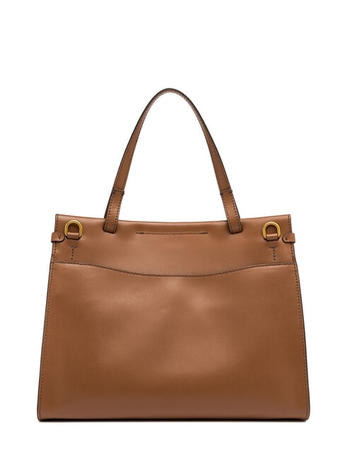 TILDA Bolso bandolera de piel con bandolera CUERO - Bolsos Mujer