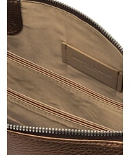 GIANNI CHIARINI THREE Bolso de hombro de piel metalizada tostado - Bolsos Mujer - 5