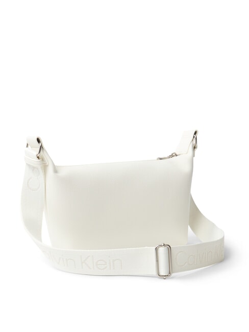 CKJ ULTRALIGHT Bolso de hombro con logotipo lirio blanco - Bolsos Mujer