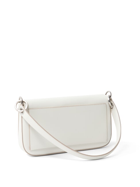 SCULPTED  Bolso de hombro lirio blanco - Bolsos Mujer