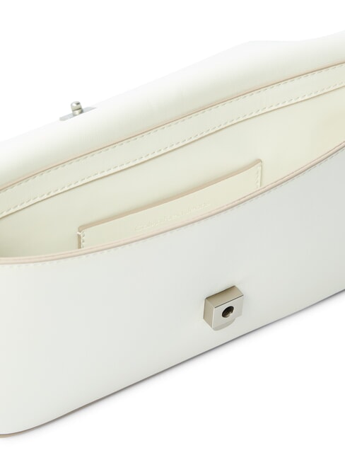 SCULPTED  Bolso de hombro lirio blanco - Bolsos Mujer