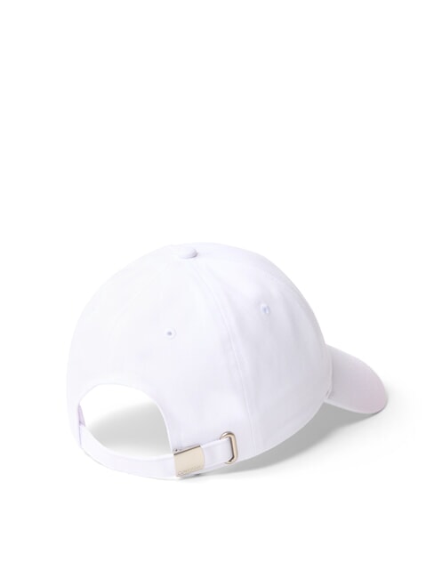 CKJ MONO LOGO gorra de béisbol de algodón ck blanco - Sombreros