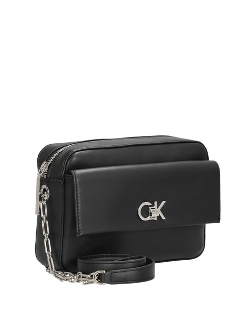 CK RE-LOCK Bolso de hombro con bolsillo En negro - Bolsos Mujer
