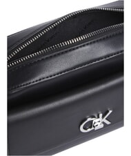 CALVIN KLEIN CK RE-LOCK Bolso de hombro con bolsillo En negro - Bolsos Mujer - 5