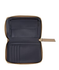 TOMMY HILFIGER TH FEMININE Cartera con cremallera gris topo costero - Carteras Mujer - 2