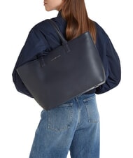 TOMMY HILFIGER TH LOGOTAPE  Bolsa de la compra azul espacial / negro - Bolsos Mujer - 4