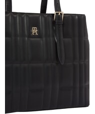 TOMMY HILFIGER TH FEMININE  Bolso de hombro negro - Bolsos Mujer - 3