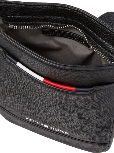 TH CENTRAL  Bolsa plana negro - Bandoleras Hombre