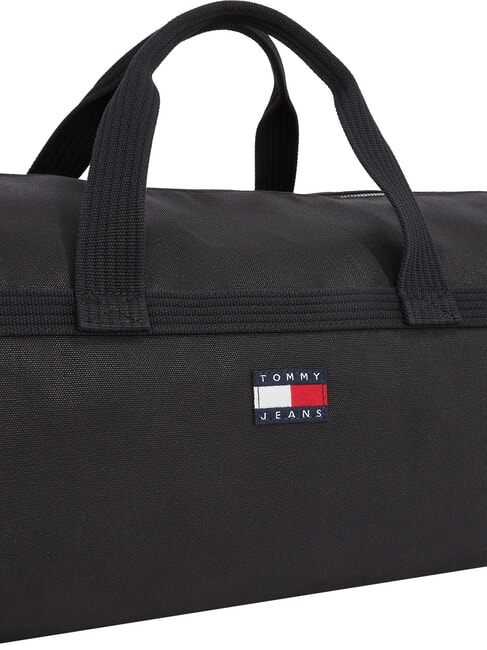TJM COLLEGIATE Bolsa de lona con correa para el hombro negro - Bolsas de viaje