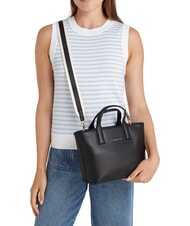 TOMMY HILFIGER TH LOGOTAPE Bolso de mano, con bandolera negro - Bolsos Mujer - 5