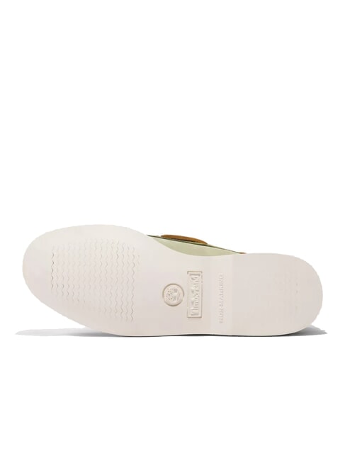 CLASSIC BOAT  Zapatos de piel de ante verde claro - Zapatos Hombre