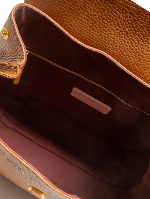 PRIMROSE Mochila de cuero martillado CUIR - Bolsos Mujer