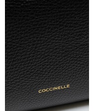 COCCINELLE PRIMROSE Mochila de cuero martillado negro - Bolsos Mujer - 5