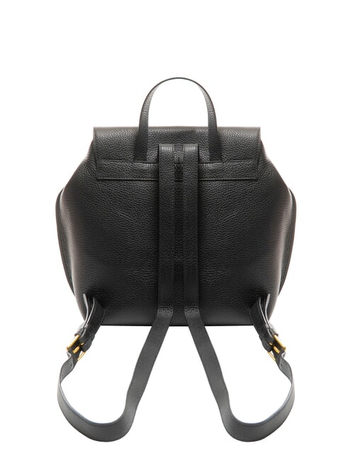PRIMROSE Mochila de cuero martillado negro - Bolsos Mujer