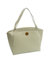 COCCINELLE LIYA Bolso de hombro de piel martillada verde celadón - Bolsos Mujer - 2