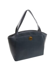 COCCINELLE LIYA Bolso de hombro de piel martillada azul medianoche - Bolsos Mujer - 2