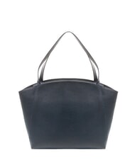 COCCINELLE LIYA Bolso de hombro de piel martillada azul medianoche - Bolsos Mujer - 3